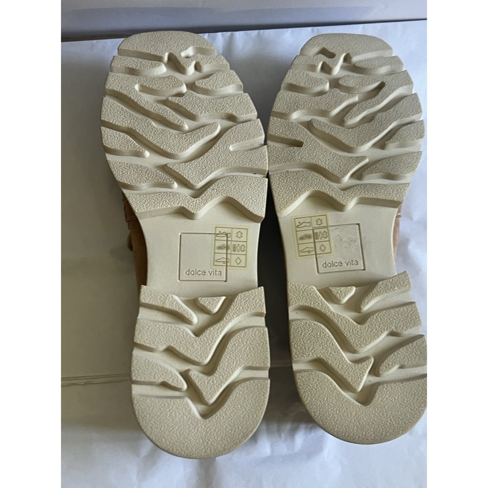 Dolce Vita Beige Suede Loafers - Picture 8 of 8